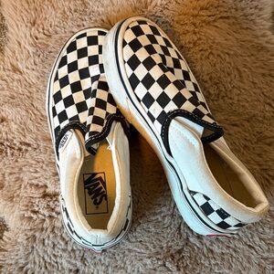 Vans Kids Checkered Slip-On Sneakers
